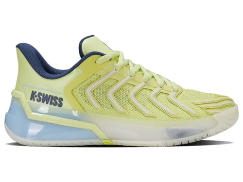 K-Swiss ���f�B�[�X Ultrashot 4 �e�j�X�V���[�Y, Luminary Green/Blanc De Blanc/Ballad Blue, 10