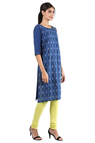 Image of Aurelia Women's Cotton Solid Regular Kurta