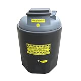  Contenitore per la raccolta di olio esausto, in plastica (HDPE), capacità 500 Lt, ideale per olio idraulico usato
