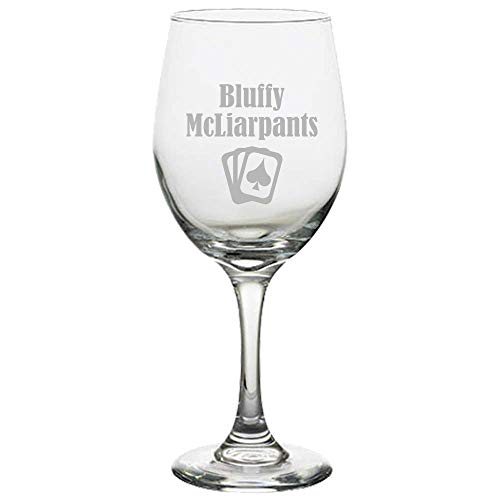 Funny Poker Wine Glass - Poker Player Gift ...
