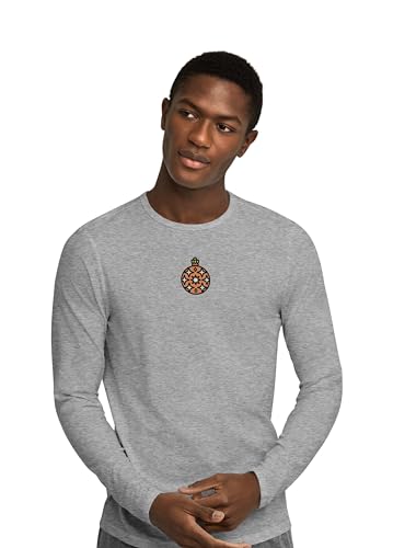 Green Fish Men's FDMLSI-102647 T-Shirt, Grey, S