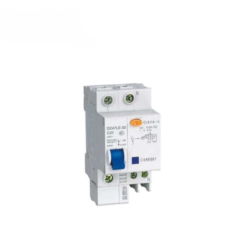 Disyuntor de fugas DZ47LE-32 1P+N D6 300 mA para cuadro eléctrico doméstico