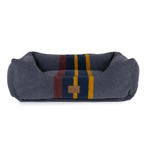 Pendleton Vintage Camp Berber Kuddler Dog Bed - Lake, Large (36\" w x 27\" d x 10\" h)