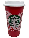 STARBUCKS Festive Christmas Reusable Travel Mug/Cup/Tumbler Grande Medium, 16oz 473ml