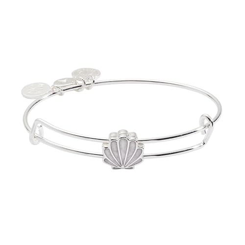 Alex and Ani Mother of Pearl Scallop Shell Slider Bangle