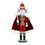 Christmas Nutcracker | Wooden Christmas mousee King Nutcracker Soldier | Classic Ra.t King Traditional Tree Partyy Decoration Ornament | Nutcracker Soldier Figurine Display for Christmas Decor