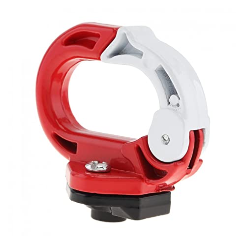 ZHIQIANG wuli Store Motorrad Gepäck Haken Halterung Aluminiumlegierung Motorrad Roller Helm Halter Tasche Flasche Haken Aufhänger mit Schrauben (Color : Red) Cover