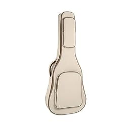 KIKIRon Housse de Guitare 40/41 Pouces Tissu Oxford Folk Guitar Performance Sac Souple Double Bandoulière Épaissie… - Les Beatles, Paul McCartney, John Lennon, RIngo Starr, George Harrison KIKIRon Housse de Guitare 40/41 Pouces Tissu Oxford Folk Guitar Performance Sac Souple Double Bandoulière Épaissie… – Image 2