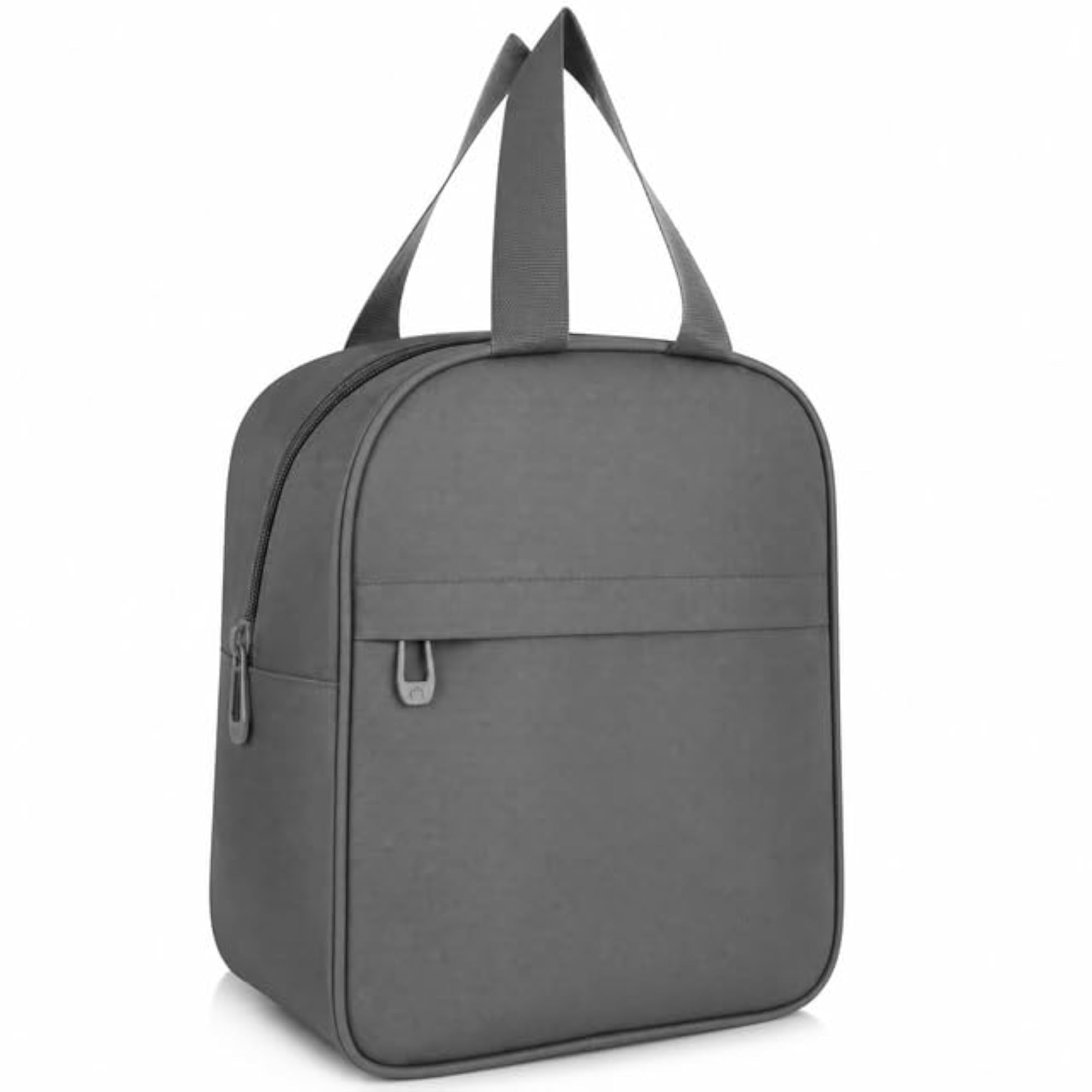 Practical Reusable Lunch Bag with Zipper and Storage Pocket
