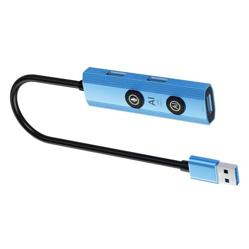 Hub USB AI de Aluminio Cocoarm con Traducción de Voz para Portátil y Tablet 4
