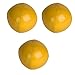WOHPNLE 3 pcs Juggling Balls, PU Juggling Balls Clown Learning Toy Set for Beginner & Professionals Learn to Juggle Fun(Yellow)