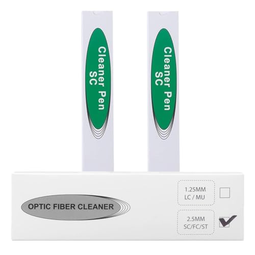 Fiber Optic Cleaning Pen,2PCS Fiber Optic Cleaner Pen for 2.5mm Ferrules SC,FC,ST,SC/APC and FC/APC,800+ Clean Times image 5