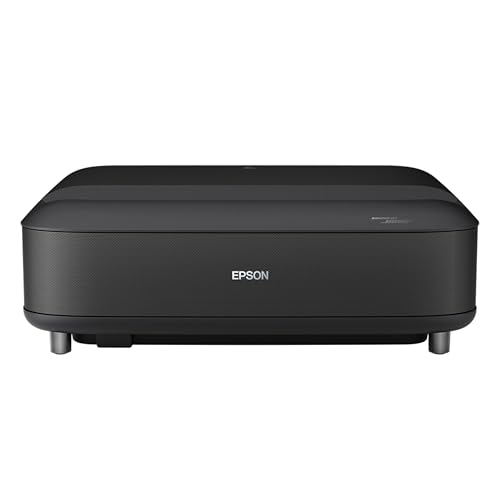 Image of Epson Lifestudio Grand Ultra Short Throw Laser Projector, 4K PRO-UHD, Sound by Bose Technology and Epson Studio App, Built-In Google TV for Easy Streaming, Plus 3-Chip 3LCD Technology — Black
