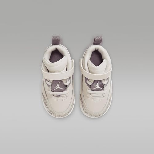 Jordan Spizike Low Baby/Toddler Shoes (FQ3952-200, Legend Light Brown/Violet Dust/Sai) Size 54