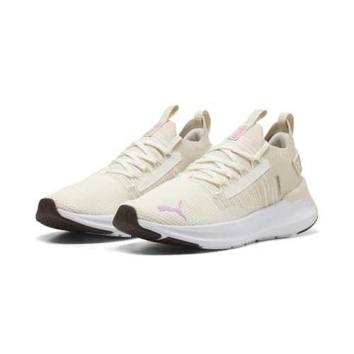 Image of Puma Women's Softride Symmetry Fuzion Wn'sRoad Running Shoe, Warm White Alpine Snow Mauve Glow, 4.5 UK