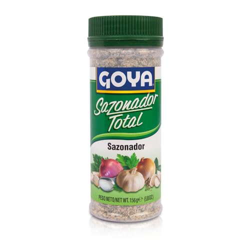 Goya Sazonador Total 312 gr, Sazonador Goya con Ajo, Cebolla, Sal, Perejil, Comino y Orégano, Ideal para Carnes, Pollos, Mariscos y Más