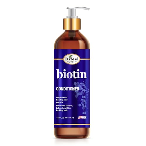 Difeel Pro-Growth Biotin Conditioner for Hair Growth 33.8 oz. - Conditioner for Thin Hair