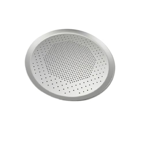 Genérico Bandeja de aluminio for Pizza, bandeja antiadherente for hornear, soporte for platos, utensilios cocina for(15inch)