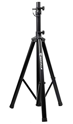 Rockville RVES05 Heavy Duty Tripod DJ PA Speaker Stand, 71' Max Height, 100 lb Capacity, 35mm Pole...