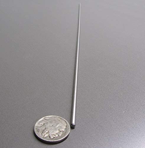 316 Stainless Steel Hardened Shaft 2mm Diameter x 400mm Long 1 pc