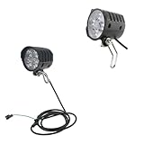 12W 高輝度ヘッドライト 電動自転車 LED 内蔵ホーン フロントライト スクーター フロントライト 照明器具 タイルモールド用クリーナー ウォールモールド用ペイント ウォールモールド用リムーバースプレー