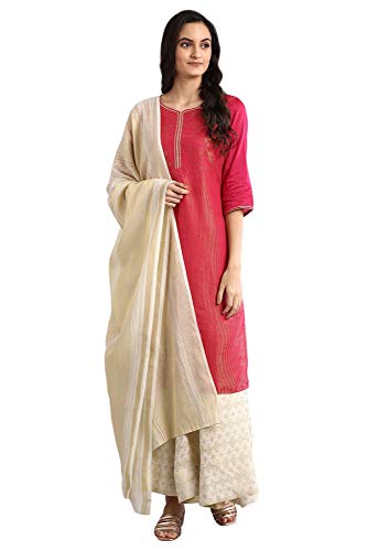 Image of Aurelia Women's Rayon Regular Fit Solid Regular Kurta