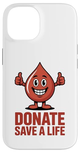 Donate Save A Life �����Ҏx���O���t�B�b�N �X�}�z�P�[�X iPhone 14 �p