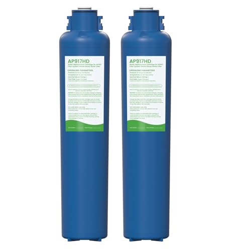 AP917HD AP903 Water Filter Replacement Whole House Sanitary Quick Change Water Filter Cartridge Compatible with 3M Aqua-Pure AP917HD and AP903 System Reduces Sediment Odor 2 Pack