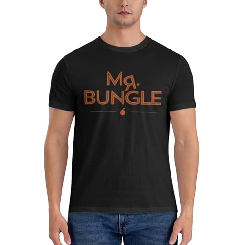 Mr Music Bungle Men's Cotton Crew Neck T-Shirt Short Sleeve Casual Summer Print Classic Novel Tops Sports Fitness2