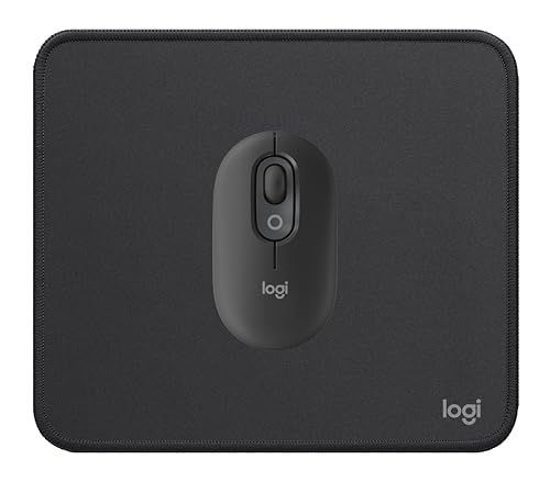 Logitech POP Mouse, Wireless, Graphite, with Mouse Pad - image 1