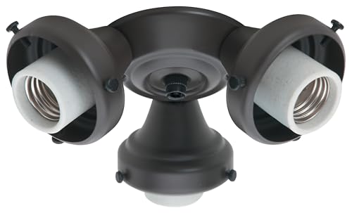 Hunter Three Light Bronze Fitter for Ceiling Fan New Bronze