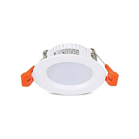Ssydj 3W LED Recessed Lighting Ceiling Light 240lm 3000K/4000K/6000K Warm White Spotlight Not-Dimmable PC Panel Lamp Cover