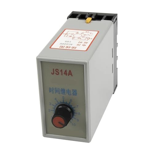 Relais temporisé DPDT JS14A AC 220V temporisation 5s pour automatisme