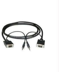 C2G/Cables to Go 100FT HD15+3.5 M/m Monitor Cable