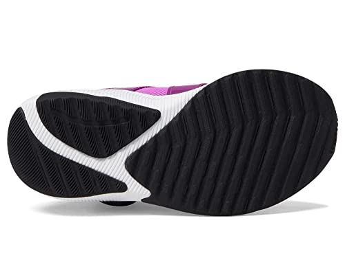 New Balance Tênis de corrida infantil unissex Dynasoft Reveal V4 Boa, Rosa cósmica/roxo perfurado/pr