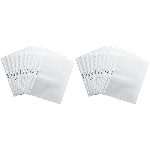 Durable Sichthülle für Tisch-Flipchart, 1 Beutel à 10 Stück, farblos, 856619 (Packung mit 2)