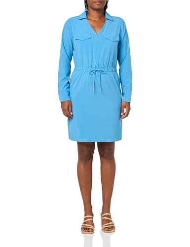 Robe fourreau décontractée à manches longues : le confort stylé Calvin Klein femme