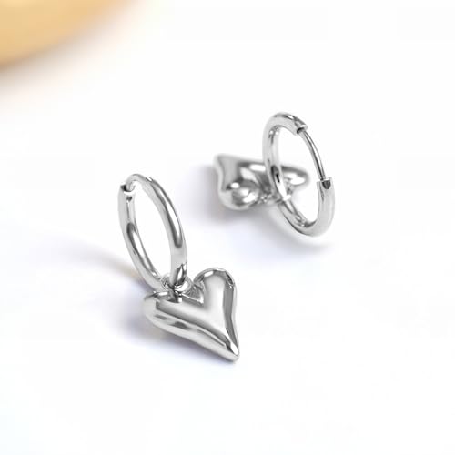 Image of Rubans Demi Fine Stainless Steel Hoop Earrings Daily Gift for Women & Girls
