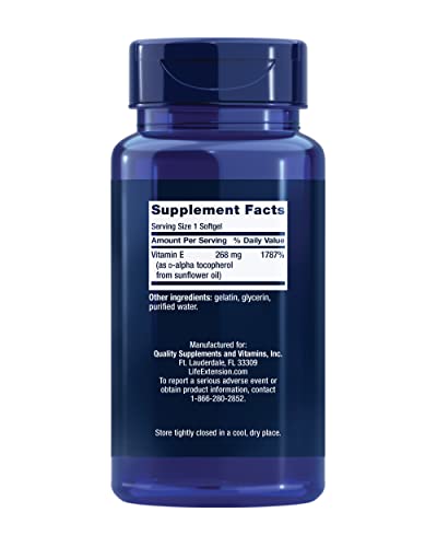 Life Extension 01863 Super Vitamin E 268 Mg thumb #1