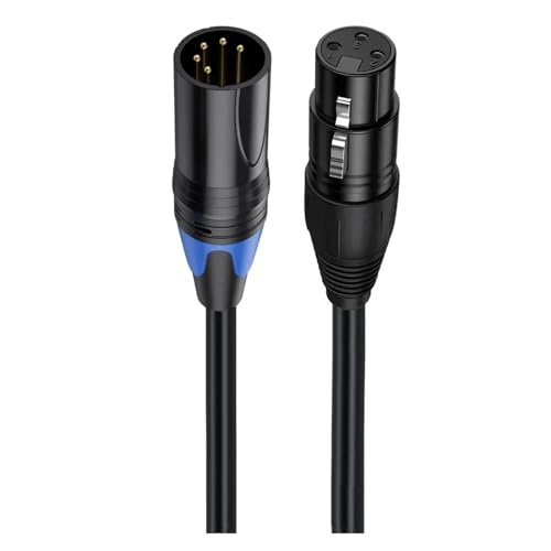 Cable DMX XLR 5 Pin a 3 Pin Ideal para Bodas Eventos y Conciertos