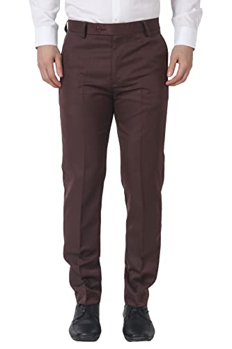 Image of MALENO Men's Casual Trousers for Men | Slim Fit Trousers for Men |Trousers for Men | Men Formal Pant