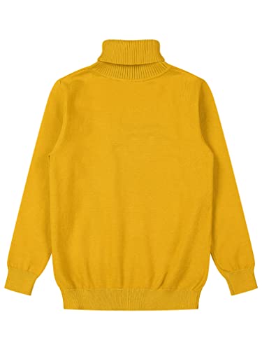 JEATHA Boys Girls Warm Ribbed Pullover Sweater Long Sleeve Turtleneck Cable Knitted Shirts Thermal Tops4