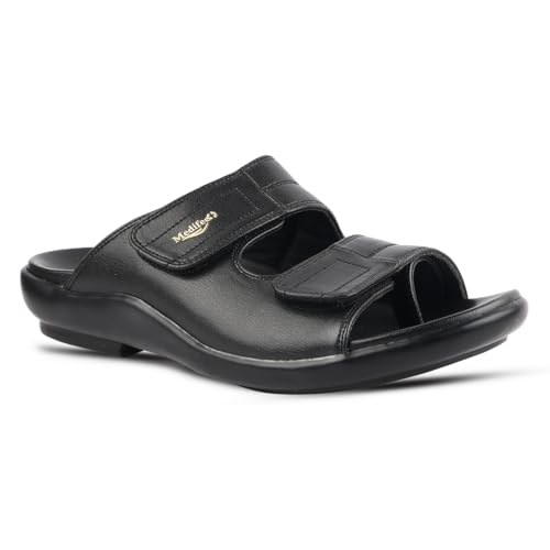 Image of Medifeet Comfort Sandals, Dual Adjustable Straps, Orthopedic Slides