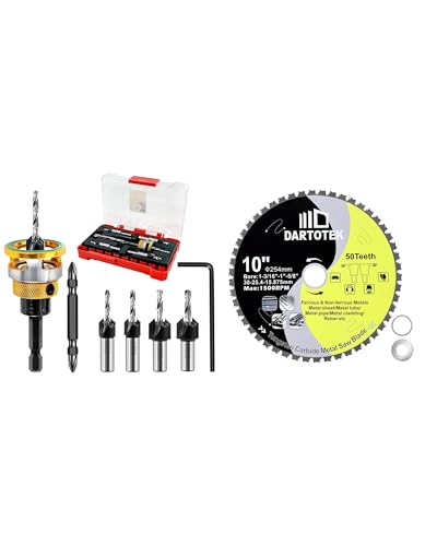 Forets à chanfreiner carbure et lames de scie TCT 254mm pour percer sans éclats