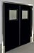 Chase Doors - 96108RDXHDBLA - Swinging Dr, 9x8ft, Black, Polyethylene, PR