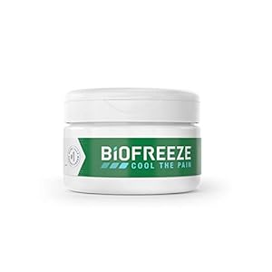Biofreeze Pain Relief Cream, Knee & Lower Back Pain Relief, Sore Muscle Relief, Neck Pain Relief, Shoulder Pain Relief, Muscle Recovery, FSA Eligible, 3 OZ Biofreeze Menthol Cream
