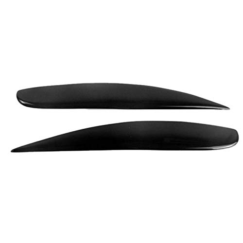 HJPOQZ Autocollant de Voiture Noir Brillant phares Avant Accessoires de Couverture d'habillage de paupière de sourcil ， pour Opel Corsa D VXR 2006-2014