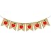 Apples Banner Burlap - Back To School Banner - Fall Banner - School Banner - Classroom Decor - Teacher Gifts - Apple Themed Party Decorations