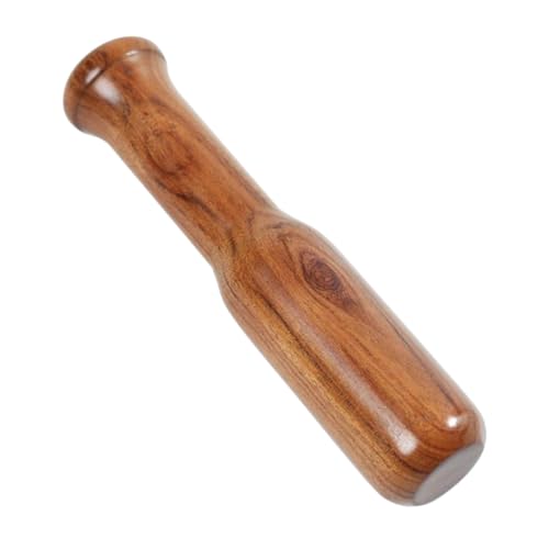 FUNOMOCYA Traditional Garlic Pounding Tool Wooden Garlic Hammer Bartender's Tool Kitchen Vegetable Pestle Drink Muddler