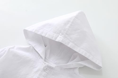 Image of MOMOLAND Little Big Boys Long Sleeve Woven Cotton Button Down Linen Design Shirt Solid Printed
